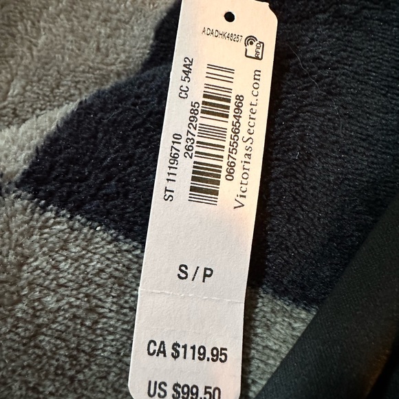 viral victoria secret vs pink black silky silver rhinestone slip dress small - Picture 6 of 9